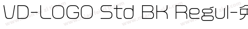 VD-LOGO Std BK Regul字体转换